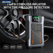 Portable Car Jump Starter With Air Compressor, 3000A Peak(7.5L Gas, 6.5L Diesel), Jump Starter Battery PackWith150 PSl Tire Inf