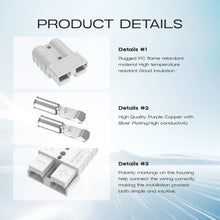 10-Pack 50A Anderson-Style DC Quick Connectors — image 2