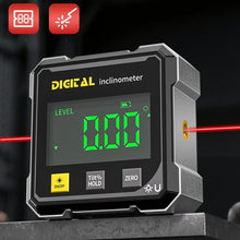 Digital Electronic Level Digital 360 Angle Fnder 4-sided Magnetic Inclinometer Protractor Precision Level Box Woodworking Tools