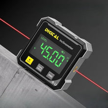 Pocket Digital Level Protractor Inclinometer Digital Display Angle Gauge 360 Degree Magnetic Electronic Level Laser