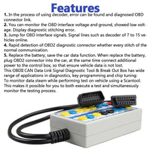 12V OBD-II Breakout Box & CAN Bus Line Tester — image 3