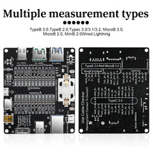 USB Cable Tester Type-C Type-B Micro Short Circuit Switch Test Board Data Cable Anomaly Detection For iOS Android Test Board