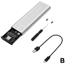 NVME M.2 Solid State Drive External Enclosure 2230/2242/2260/2280 M.2 To USB C 10Gbps SSD Aluminum Case Type C For M And B&M Key