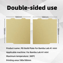 2-Pack Starry PEI Build Plates for Bambu Lab A1 Mini — image 3