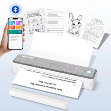 Desktop A4 Bluetooth Printer Thermal Barcode Label Printer Printing for Business Travel Printing