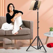 Adjustable Tripod Floor Stand for 4–14 Inch Tablets & Phones - 2