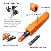 ZoeRax CAT6 Crimping & Network Cable Tester Kit