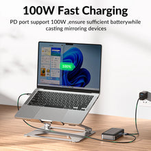 iDsonix NVMe Enclosure 10Gbps USB 3.2 HUB Docking Station SATA SSD Case Multiport USB Splitter HDMI-compatible SD/TF Card Reader