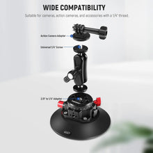 NEEWER 6-Inch Vacuum Suction Camera Mount with Magic Arm — image 4