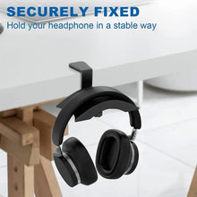 Clamp-On Under-Desk Headphone Hanger with Curved Support - 2