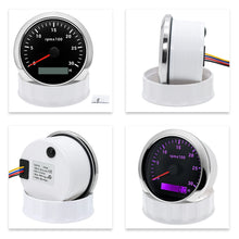 85MM Tachometer with LCD Hour Meter For Marine Boat Car RPM Gauge 8000rpm 6000rpm RPM Meter Tach Gauge 7 Colors LED Backlight