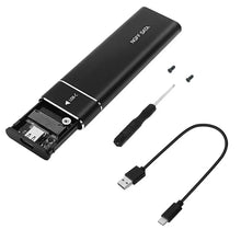 NVME M.2 Solid State Drive External Enclosure 2230/2242/2260/2280 M.2 To USB C 10Gbps SSD Aluminum Case Type C For M And B&M Key