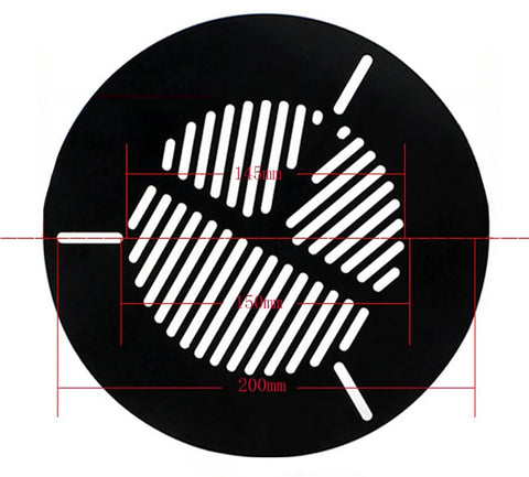Aluminium Bahtinov Focusing Mask – 150–200 mm OTA – image 1