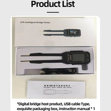 LCR101A LCR Meter Tweezer Mini Smart SMD Tester for Electronic Repair Auto Component Recognition Electronic Component Analysis