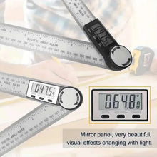 HOMEFISH 2 in 1 Digital Angle Detector Scale Suitable for Woodworking Measurement Tools High Accuracy Mutifunction Tools