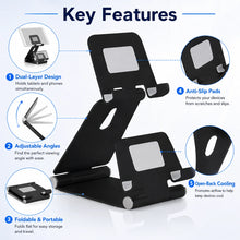 Foldable Aluminium POS Tablet & Phone Stand - view 4