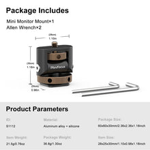360° Swivel Cold-Shoe Monitor Mount with 1/4-Inch Thread — image 1