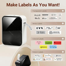 Portable Mini P15 Thermal Label Printer Name Tag Price Note Time Print Wireless Bluetooth Maker for iOS and Android