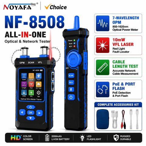 NOYAFA NF-8508 Network & Fibre Diagnostic Tester – image 1