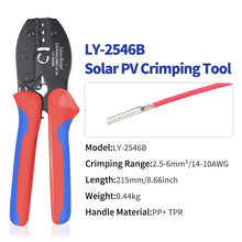 LY-2546B MC4 Solar Crimping Tool – 2.5/4/6 mm²