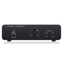 UMC202HD 2x2 USB Audio Interface Sound Card Midas Mic Preamps 24 Bit 192kHz for Recording Studio Podcast Live Streaming
