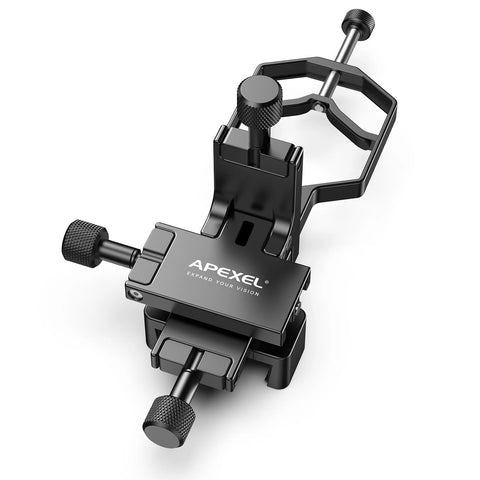 APEXEL 3-Axis Metal Telescope Smartphone Adapter