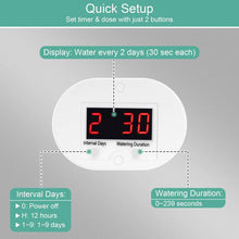 Automatic Plant Watering System with Timer, 2/4/8/16 Outlets Drip Irrigation Kit for Garden Home Planters