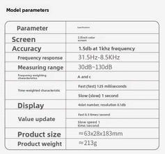 FDM-02 Professional Digital Sound Level Meter – image 5