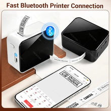Portable Mini P15 Thermal Label Printer Name Tag Price Note Time Print Wireless Bluetooth Maker for iOS and Android