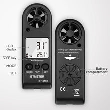 Digital Anemometer Handheld, Wind Speed Meter with 5% Accuracy, 5 Units Air Flow Gauge for HVAC, Weather, Outdoor