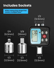 Digital Torque Wrench 1/4'' 3/8'' 1/2 '' Electronic Torque Wrench Torque Adapter Bike Car Repair Hand Tools Set