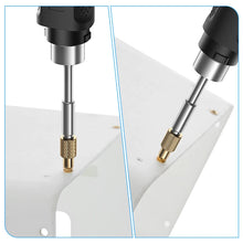 HS-02A heat-set insert tool shown in use with plastic components