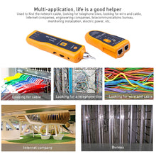 RJ45 Cat5/Cat6 Network Cable Tester & Tone Tracer – Orange — image 3