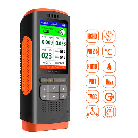 Portable HCHO & PM2.5 Indoor Air Quality Monitor — image 1