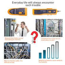 RJ45 Cat5/Cat6 Network Cable Tester & Tone Tracer – Orange — image 5