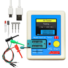 LCR-T7 Transistor Tester TFT Diode Triode Capacitance Meter LCR ESR Meter NPN PNP MOSFET IR Multifunction Tester Multimeter