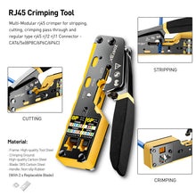 ZoeRax CAT6 Crimping & Network Cable Tester Kit