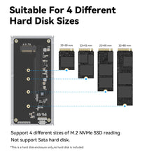 40Gbps M.2 NVMe USB 4.0 SSD Enclosure Thunderbolt USB-C SSD Case Compatible with USB 3.2/3.1/3.0 For Macbook iPad iPhone Case