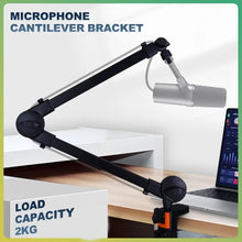360° Adjustable Microphone Boom Arm Desk Mount – Non-RGB - 1