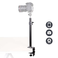 Camera & Light Desk Clamp Stand with Ball Head — image 1
