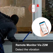 Smart Zigbee Vibration Sensor Tilt Sensor Home Security Automation Motion Shock Alarm Sensor Support Home Assistant Zigbee2MQTT