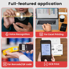 M421 Portable Bluetooth 4x6 Thermal Label Printer for Shipping Barcode, Compatible with Phone PC & E-commerce Small Business