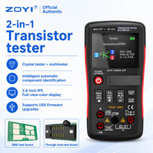 ZOYI ZT-XT1 Multimeter & Transistor Tester – image 3