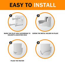 Metal Wall Mount with Cable Organiser for TP-Link Deco X20/X50/X55/X60 - 3