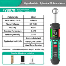 Mastfuyi FY886B Pinless Moisture Meter for Walls & Timber — image 3