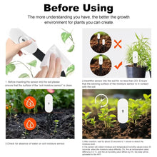 Tuya ZigBee Soil Moisture Tester Humidity Meter Farm Lawn Plants Flower Soil Monitor Sensor Hygrometer Convenient Gardening Tool