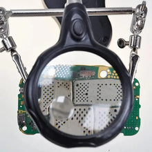 LED Helping Hands Soldering Magnifier with 3.5X & 12X Lenses - 1