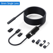HD1920P Endoscope Inspection Camera Type-C Mini Inspection Camera IP67 Car Sewer Pipeline Borescope for Android IOS iphone