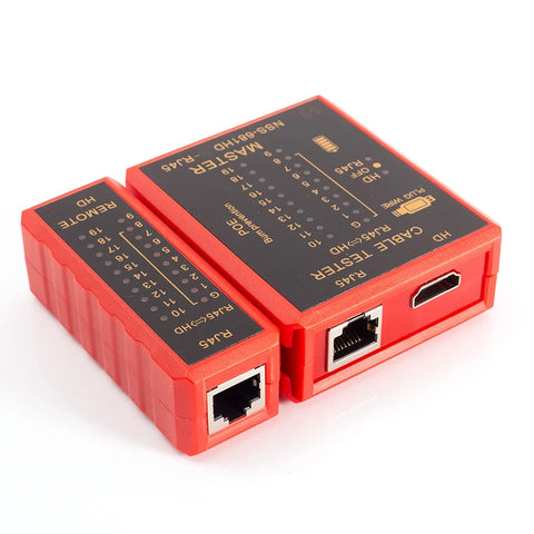 HDMI, RJ45 & RJ11 Cable Continuity Tester with PoE Protection — image 1