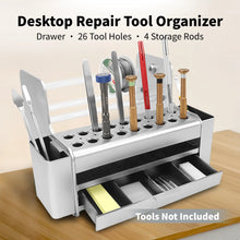 Desktop Electronics Repair Tool Organiser with Drawer & Solder Wire Rack - 1